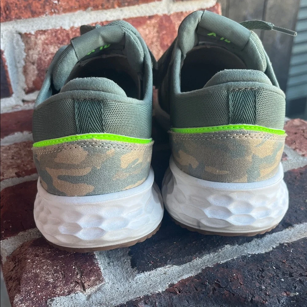 New Balance Olive Sneakers with Neon Highlights Fresh Foam x70 - Picture 3 of 10